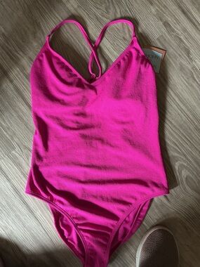 Hot Pink One-Piece Swimsuit